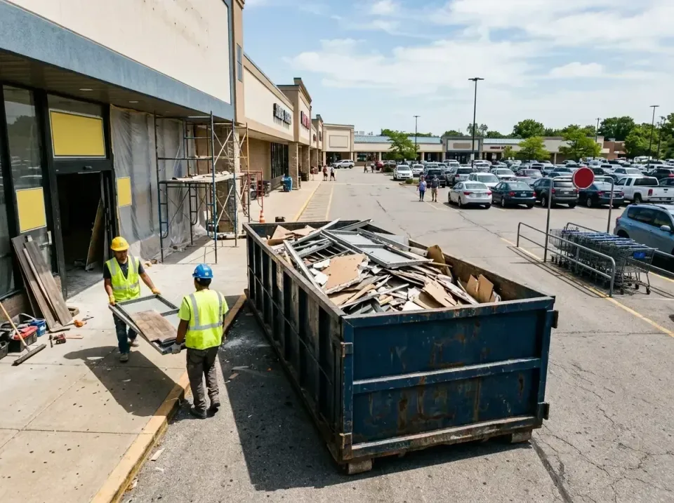 retail-store-renovation-debris-003 — frequently asked questions, Roll-off Dumpster Rentals in Crystal City, MO